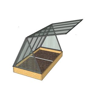 Բարձրացված մարգ wood box 200